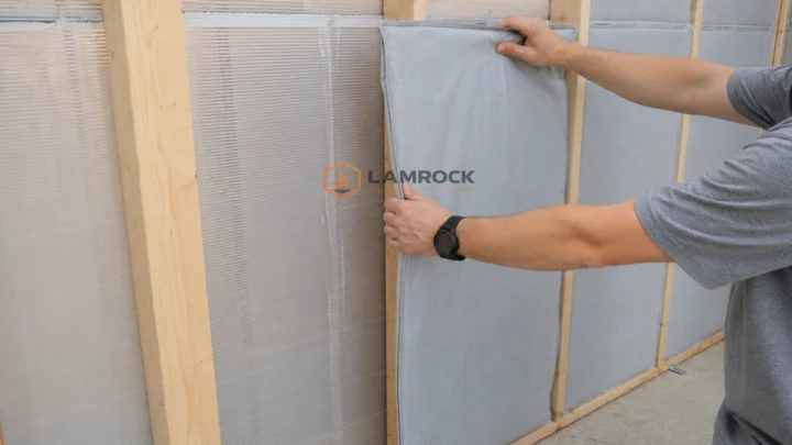 шумоізоляція стін базальтовими матами lamrock