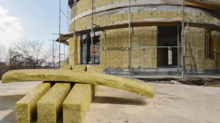 Як утеплити круглий фасад ламелами Lamrock