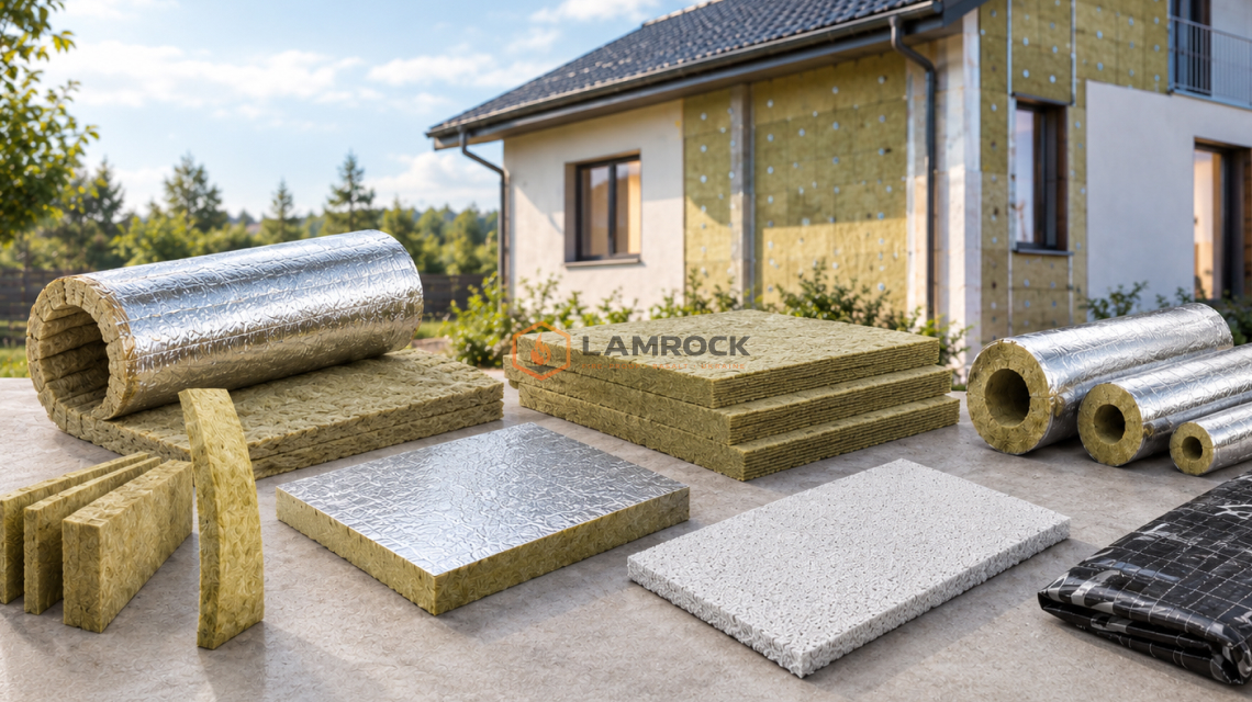 Базальтові утеплювачі для будинку Lamrock